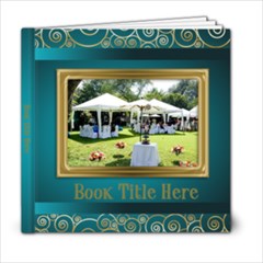 Festive Elegant 6x6 Picture Book (20 Pages) - 6x6 Photo Book (20 pages)
