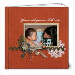 8x8 (20 pages) : Thankful Hearts - 8x8 Photo Book (20 pages)