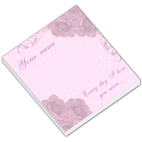 Every Day I Love You More Small Memo Pad By Claire Mcallen