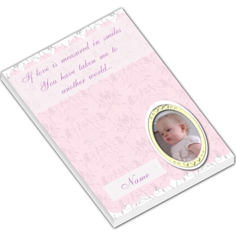 Lilac Toile Love Revised Memo Pad By Claire Mcallen