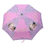 pink purple balloon star mini folding umbrella