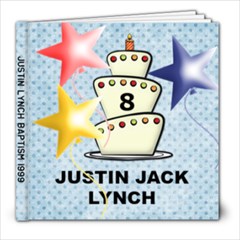 JUSTIN BAPTISM - 8x8 Photo Book (20 pages)