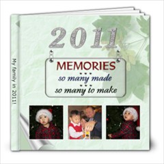 My Family 2011 - 8x8 Photo Book (30 pages)