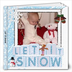 Let It Snow 12x12 60 Page Photo Book - 12x12 Photo Book (20 pages)