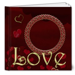 The Red Heart Book Delux - 8x8 Deluxe Photo Book (20 pages)