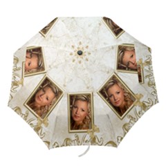 Gold Marble Folding Umbrella