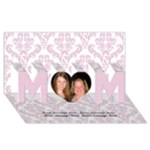Elegant Pink MOM 3D Card - MOM 3D Greeting Card (8x4)