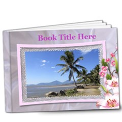 Floral Deluxe 9x7 Book (20 Pages) - 9x7 Deluxe Photo Book (20 pages)