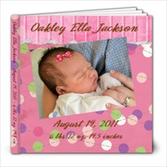 Oakley Ella Jackson 1 - 8x8 Photo Book (20 pages)