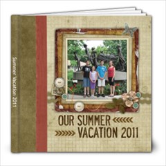 Summer Vacation 2011 - 8x8 Photo Book (20 pages)