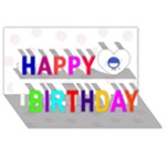 Happy Birthday Card - Happy Birthday 3D Greeting Card (8x4)
