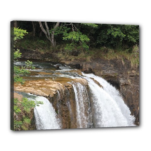 waterfall 2 16x20 stretched - Canvas 20  x 16  (Stretched)