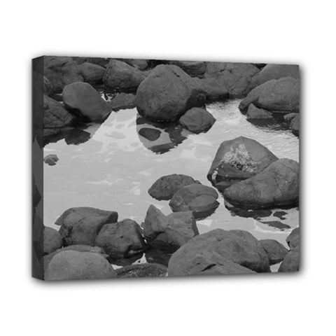 stones bw - Canvas 10  x 8  (Stretched)