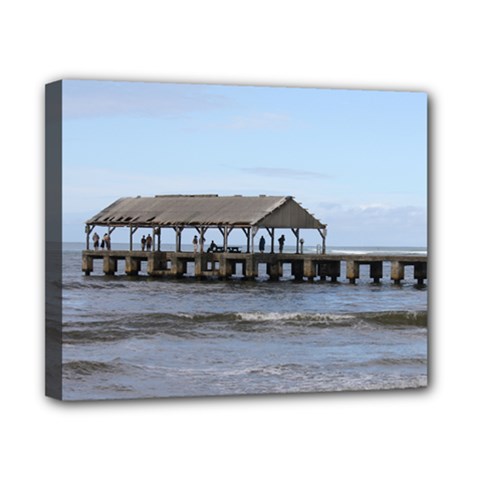 dock of bay 8.10 color - Canvas 10  x 8  (Stretched)