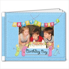 Happy Birthday Boy 9x7 Photo Book - 9x7 Photo Book (20 pages) Happy Birthday Boy 9x7 Photo Book - 9x7 Photo Book (20 pages)