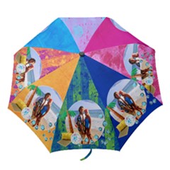 Tropical Beach Vacation-folding umbrella