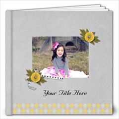 12x12 (40 pages) - Happiness is YOU- multi frames - ANY THEME - 12x12 Photo Book (20 pages)