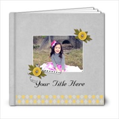 6x6 (20 pages) - Happiness is YOU- multi frames - ANY THEME - 6x6 Photo Book (20 pages)