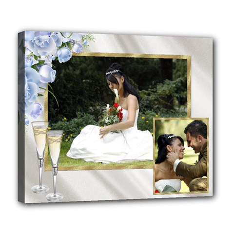 Anniversary/wedding/celebration  Deluxe 24x20 Stretched Canvas