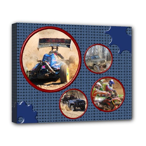 Blokes Deluxe 20x16 Stretched Canvas