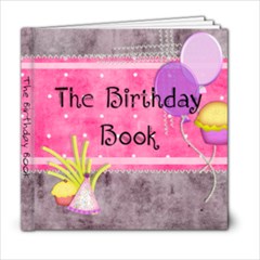 Moms Club Birthday Book Ver 2 - 6x6 Photo Book (20 pages)