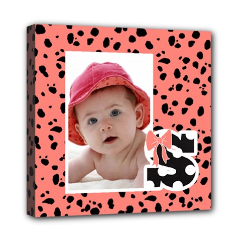 Animal Print Wall Art - Mini Canvas 8  x 8  (Stretched)