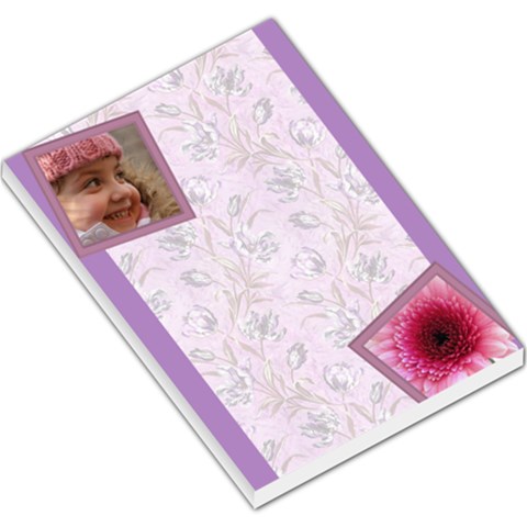 Mauve Large Memo Pad By Deborah