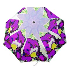 purple flower2 - Folding Umbrella