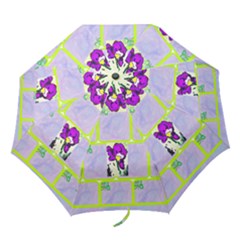 purple flower5 - Folding Umbrella