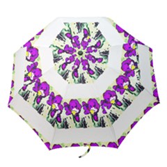 purple flower3 - Folding Umbrella