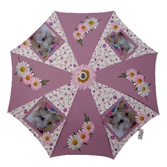 Pink Daisy Medium Hook Handle Umbrella - Hook Handle Umbrella (Medium)