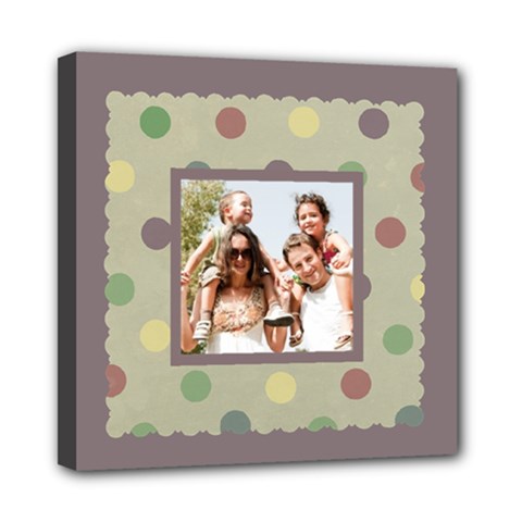 Fun Family - Wall Art Canvas - Mini Canvas 8  x 8  (Stretched)