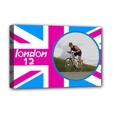 London 12 Deluxe 18x12 Stretched Canvas
