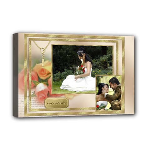 Our Moments Deluxe 18x12 Stretched Canvas - Deluxe Canvas 18  x 12  (Stretched)