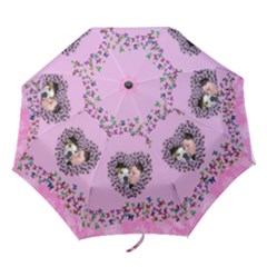 Butterflies Dancing Umbrella - Folding Umbrella