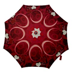 Red Love Hook handle Umbrella - Hook Handle Umbrella (Small)