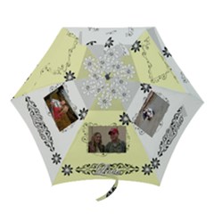 White Black Love mini umbrella - Mini Folding Umbrella