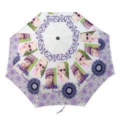 purple world - Folding Umbrella