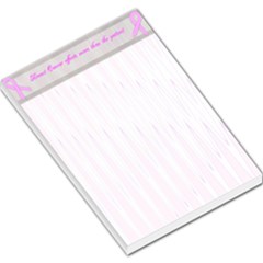 Breast Cancer awareness Large Memo Pad - Large Memo Pads