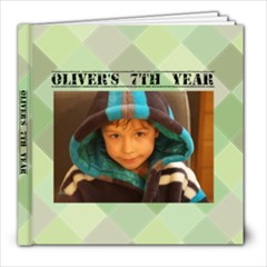 Oliver 7th Year - 8x8 Photo Book (20 pages)