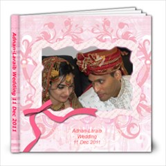 Adnan-Laraib wedding Album 1 - 8x8 Photo Book (20 pages)