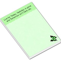 Live for Today Large Memo Pad - Large Memo Pads