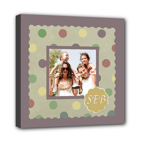 Monogram Wall Canvas - Mini Canvas 8  x 8  (Stretched)