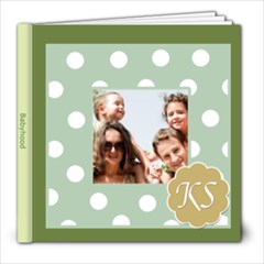 Monogram -- Baby Book Sample -- Blue Green - 8x8 Photo Book (20 pages)