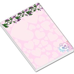 morning glory memo pad - Large Memo Pads