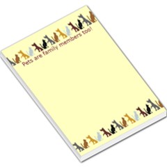 Pets Large Memo Pad - Large Memo Pads