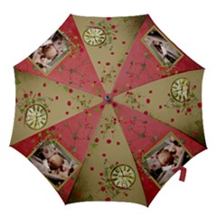 Shabby Rose - Hook Handle Umbrella (Medium)