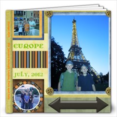 europe 2012 12x12 book 40 pgs FOURPG1212 - 12x12 Photo Book (20 pages)
