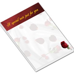 rose petal memo pad large - Large Memo Pads