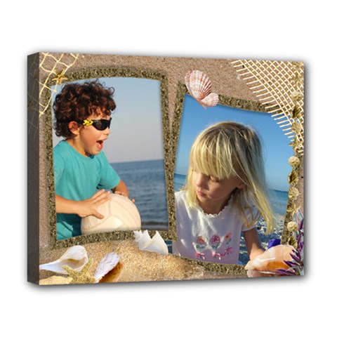 Our Holiday Deluxe 20x16 Stretched Canvas - Deluxe Canvas 20  x 16  (Stretched)